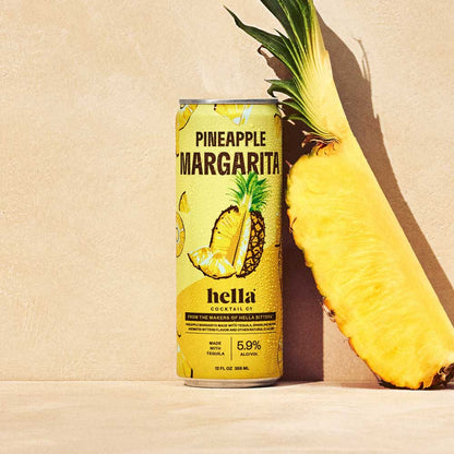 Hella Pineapple Margarita Ready-to-Drink 5.9% ABV