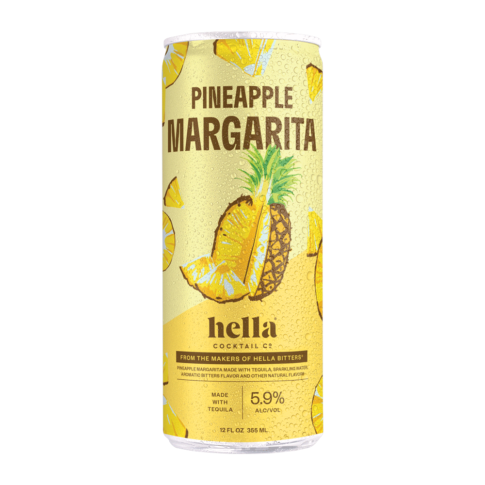 Hella Pineapple Margarita Ready-to-Drink 5.9% ABV