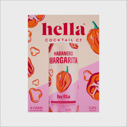 Hella Habanero Margarita Ready-to-Drink 5.9% ABV