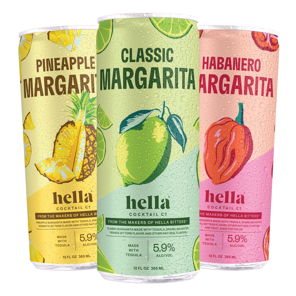 Hella Margarita Variety Pack Ready-to-Drink 5.9% ABV