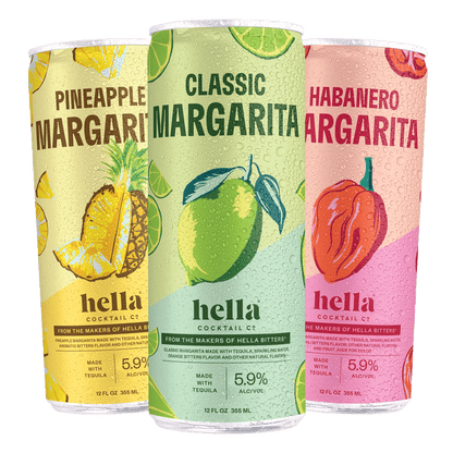 Hella Margarita Variety Pack Ready-to-Drink 5.9% ABV