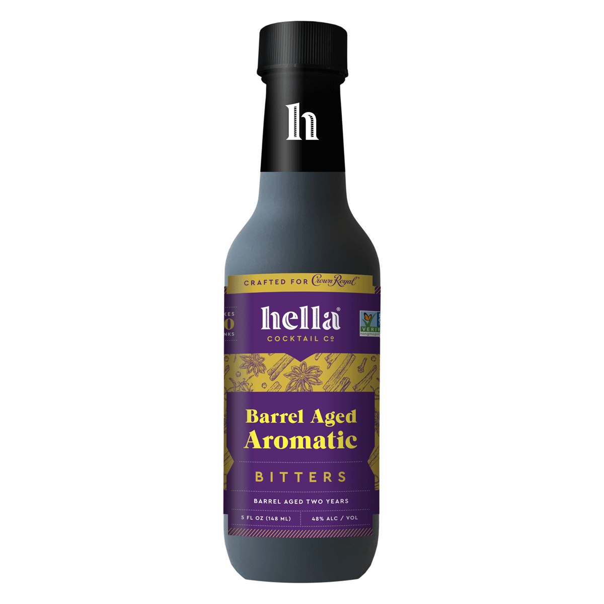 Hella x Crown Royal Barrel-Aged Aromatic Bitters