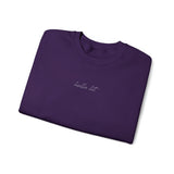 Hella Lit Espresso Martini Crewneck Unisex Sweatshirt (Purple)