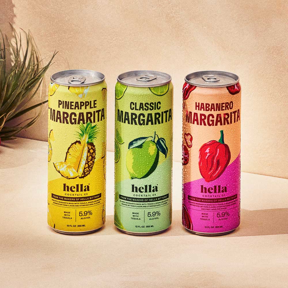 Hella Margarita Variety Pack Ready-to-Drink 5.9% ABV