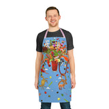 Hella Extra Bloody Mary Chef's Apron (Light Blue)