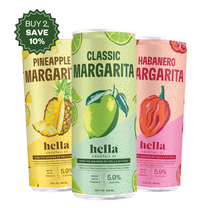 Hella Margarita Variety Pack Ready-to-Drink 5.9% ABV