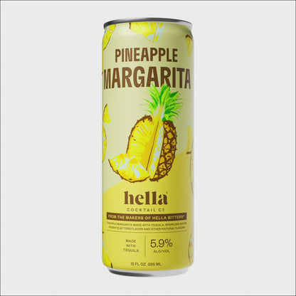 Hella Pineapple Margarita Ready-to-Drink 5.9% ABV