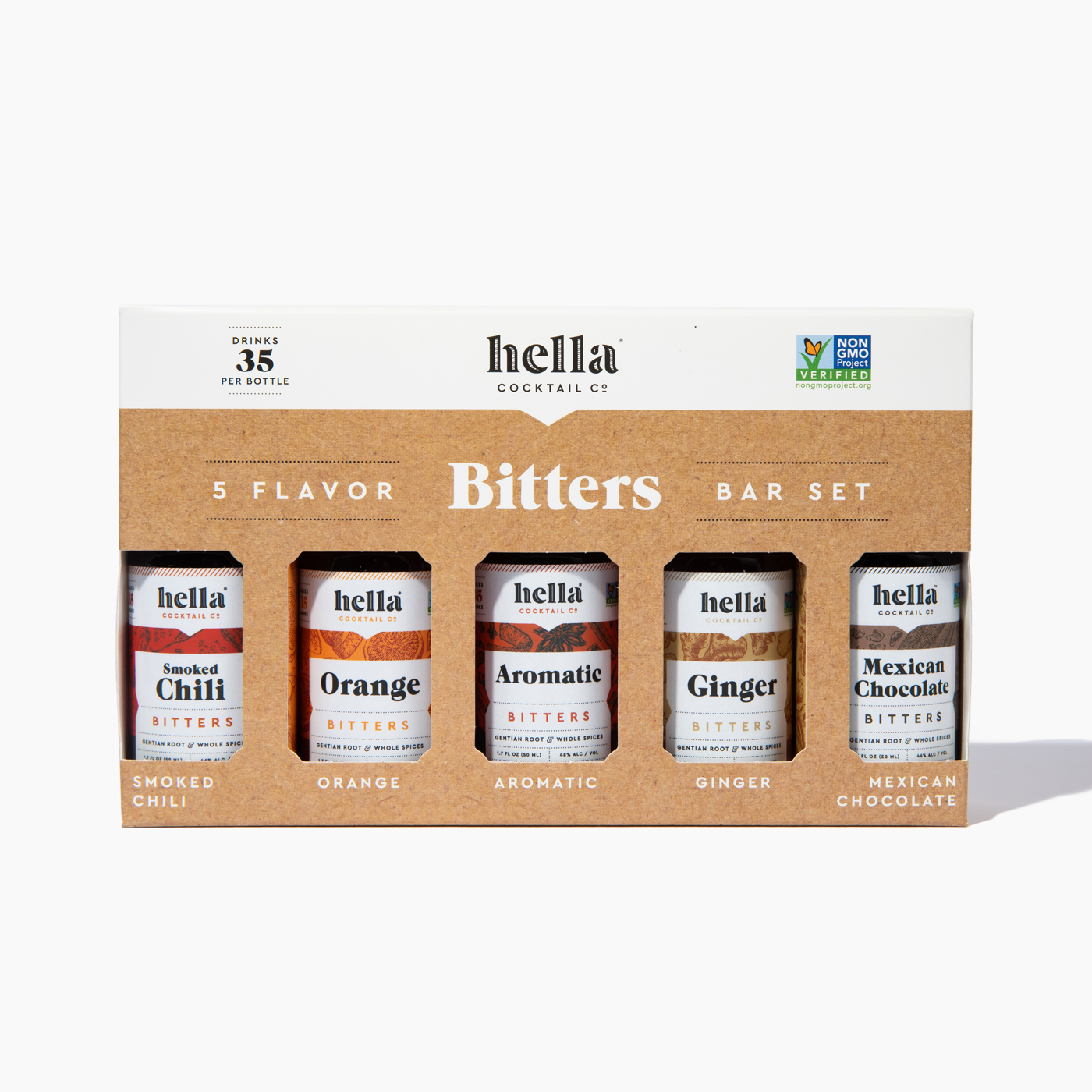 Five Flavor Bitters Starter Kit for Cocktails, 8.5 oz – Hella Cocktail Co.